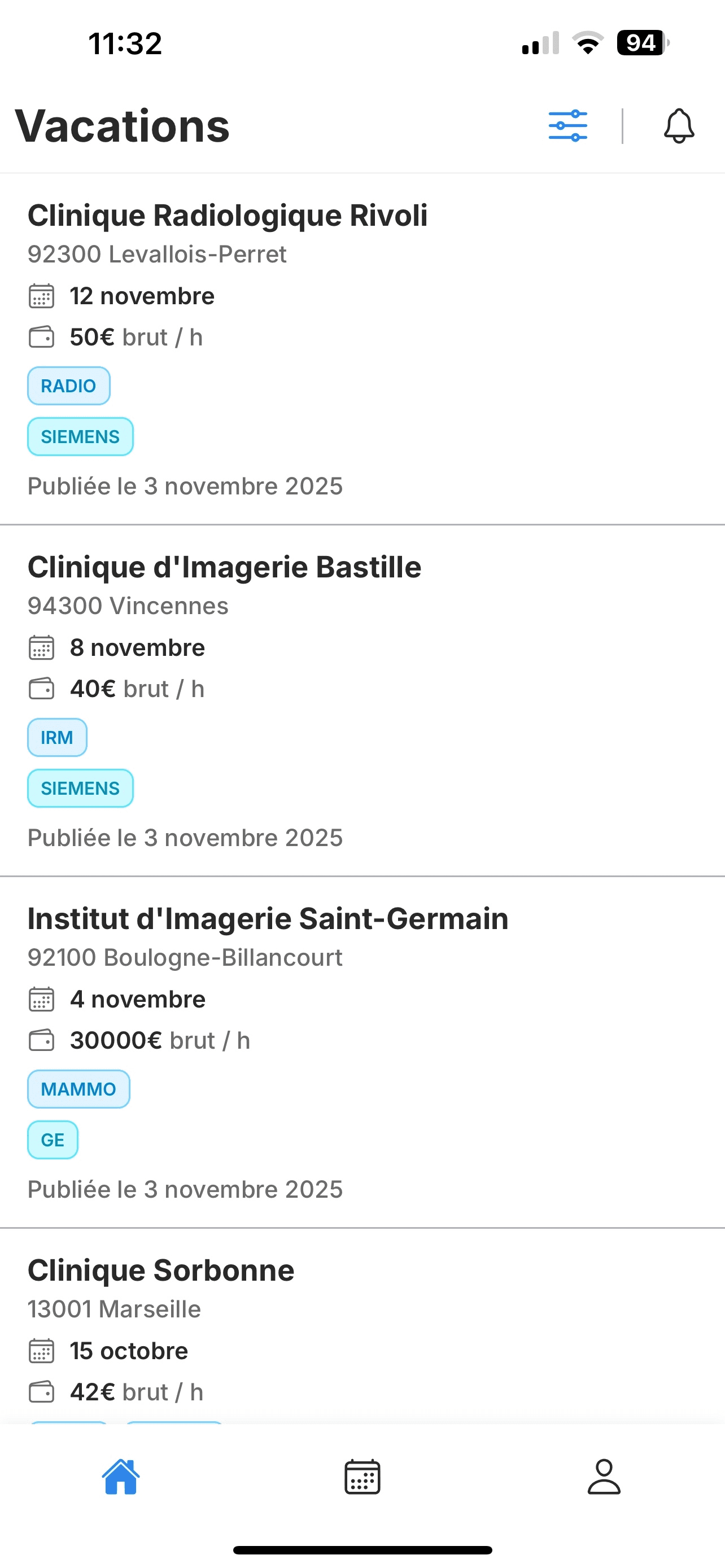 Application HelloVac pour vacataires en imagerie médicale